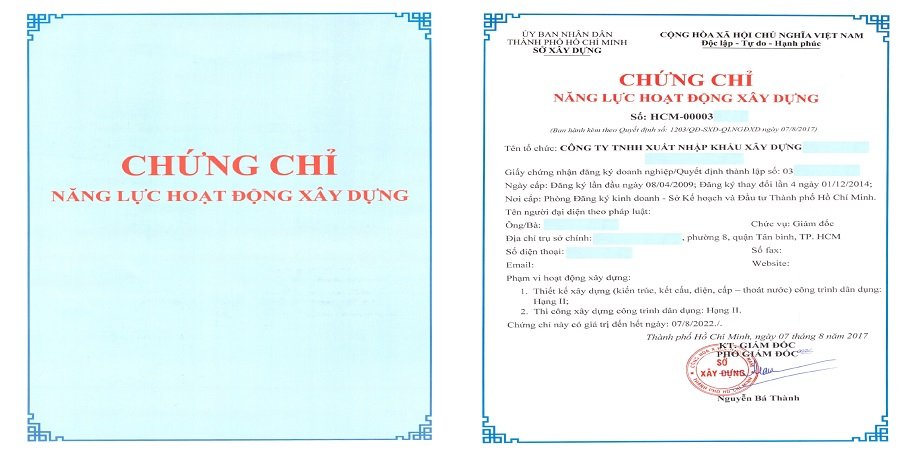 Chứng chỉ năng lực công ty là gì?
